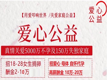青秀捐卵助孕生子 爱心志愿者招募